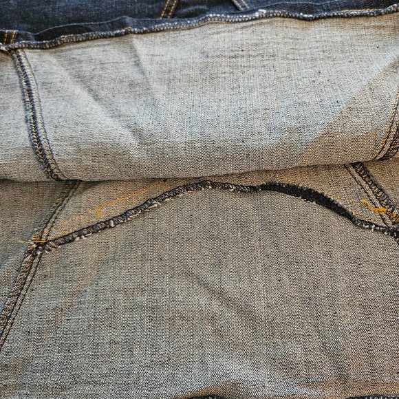 (NWT) Be-Girl Dark Blue Wash Denim A Line Skirt Size 3XL - Picture 7 of 8